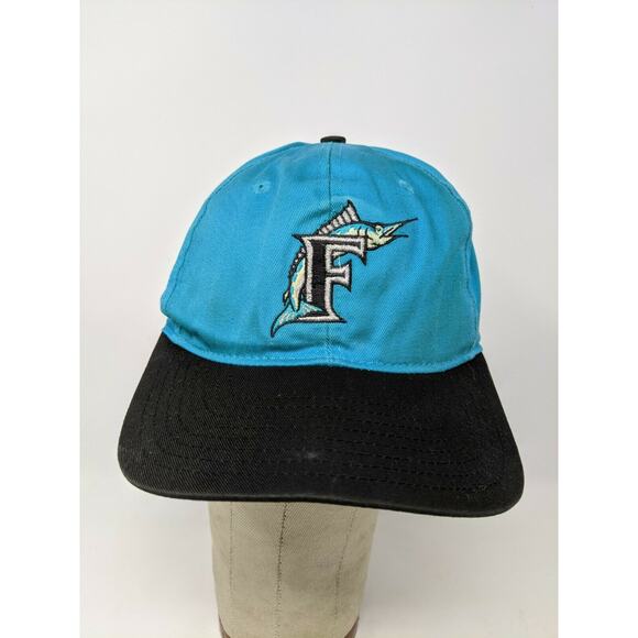 Vintage 90's Florida Marlins Hat Cap Baseball MLB Twins Enterprise Snapback - Picture 2 of 10